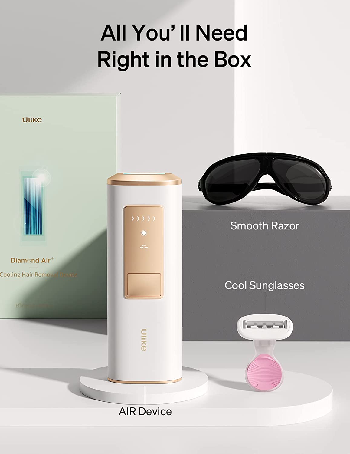 Ulike Laser Hair Removal for Women and Men, Sapphire Air Ice-Cooling Painless IPL Hair Removal for Salon-Level Result at Home, Safe and Long-Lasting Hair Reduction for Body, Face & Bikini - Image 5